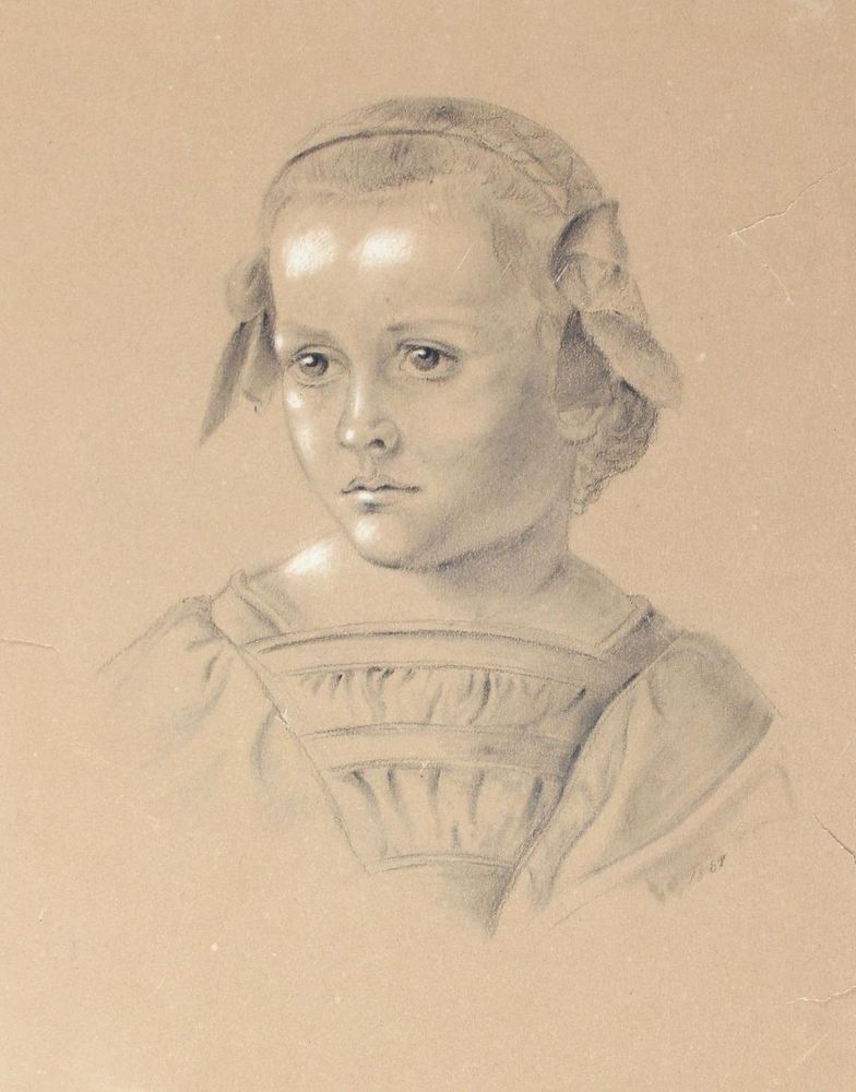Große Abbildung Nr.1: 128-4570 Unbekannter Zeichner: (Künstlergraphik, Portrait)