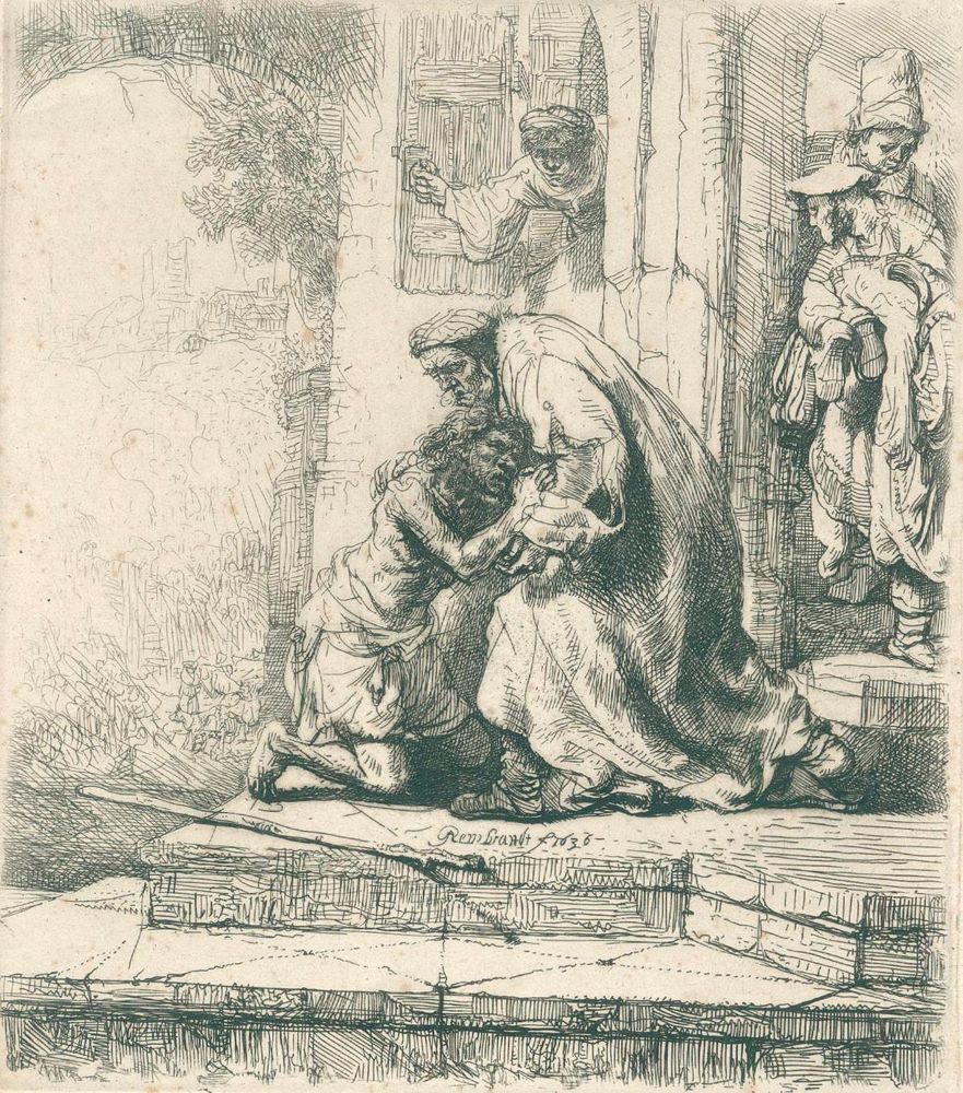 Große Abbildung Nr.1: 128-4592 Rembrandt van Rijn, Harmensz: (Künstlergraphik)