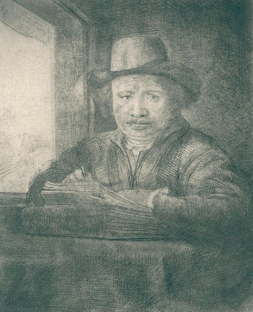 Große Abbildung Nr.1: 128-4593 Rembrandt van Rijn, Harmensz: (Künstlergraphik)