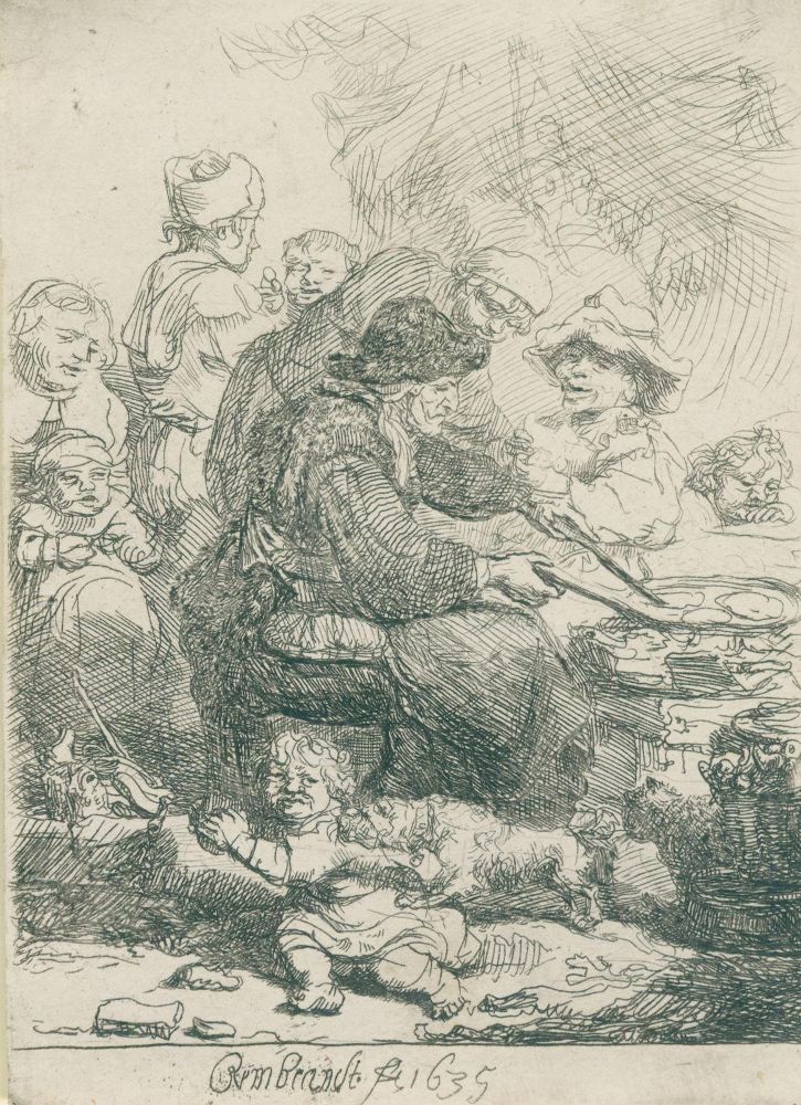 Große Abbildung Nr.1: 128-4595 Rembrandt van Rijn, Harmensz: (Künstlergraphik)