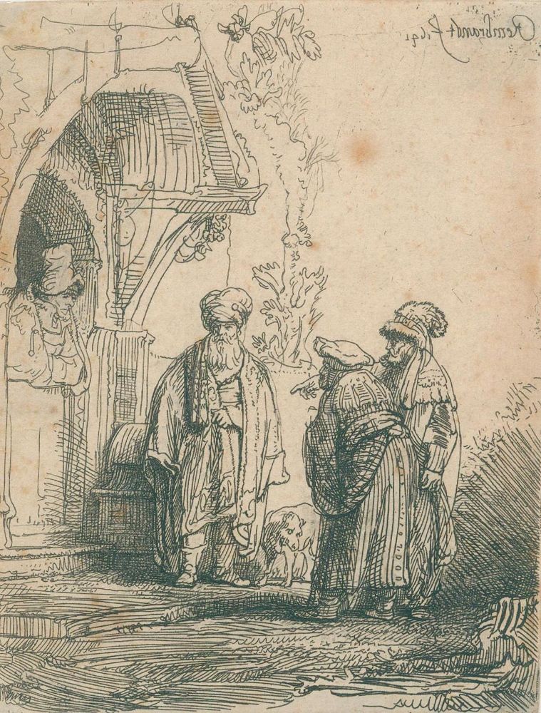 Große Abbildung Nr.1: 128-4596 Rembrandt van Rijn, Harmensz: (Künstlergraphik)