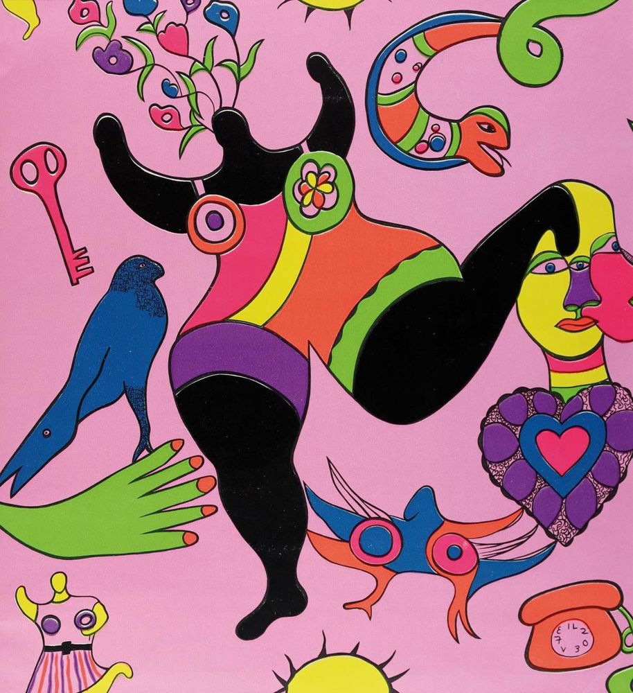 Große Abbildung Nr.1: 128-4644 Saint-Phalle, Niki de: (Künstlergraphik)