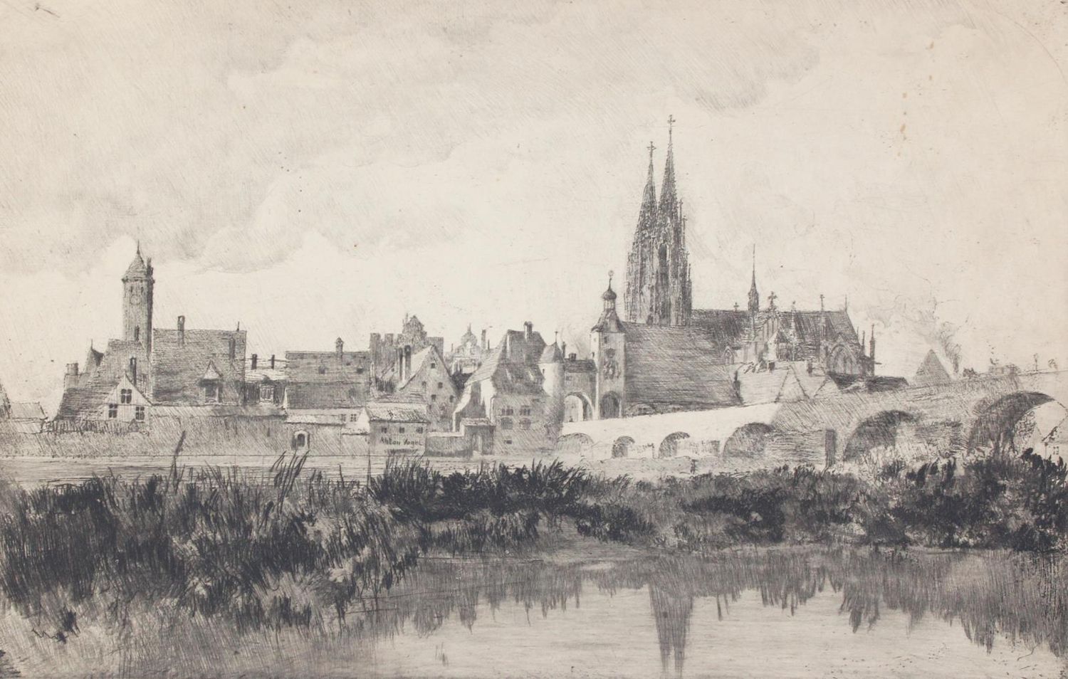 Große Abbildung Nr.1: 128-4675 Schmutzer, Ferdinand: (Künstlergraphik)