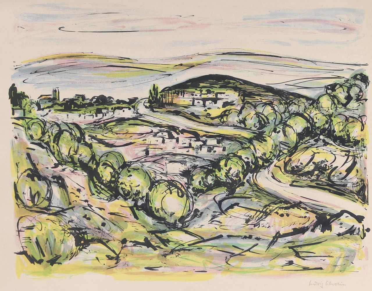 Große Abbildung Nr.1: 128-4689 Schwerin, Ludwig: (Künstlergraphik)