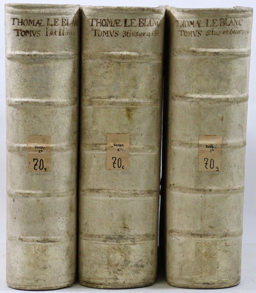 Große Abbildung Nr.2: 128-469 Le Blanc,T.: (Alte Drucke, Handschriften und Theologie)