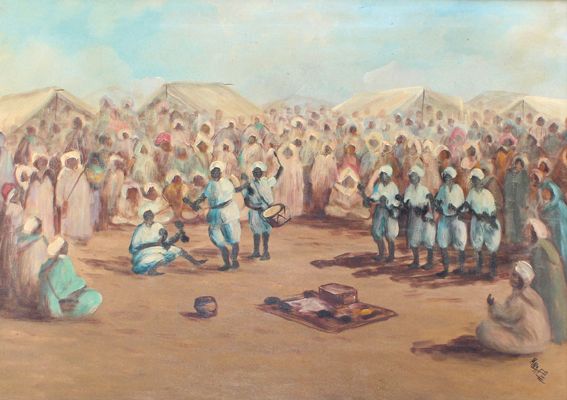 Große Abbildung Nr.1: 128-4796 Unbekannter Künstler.: (Künstlergraphik)