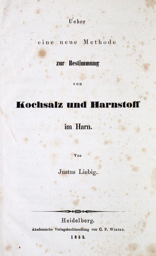 Große Abbildung Nr.1: 128-48 Liebig,J.v.: (Aus der Sammlung Professor Dr.Dr.Johannes Büttner Teil 1)