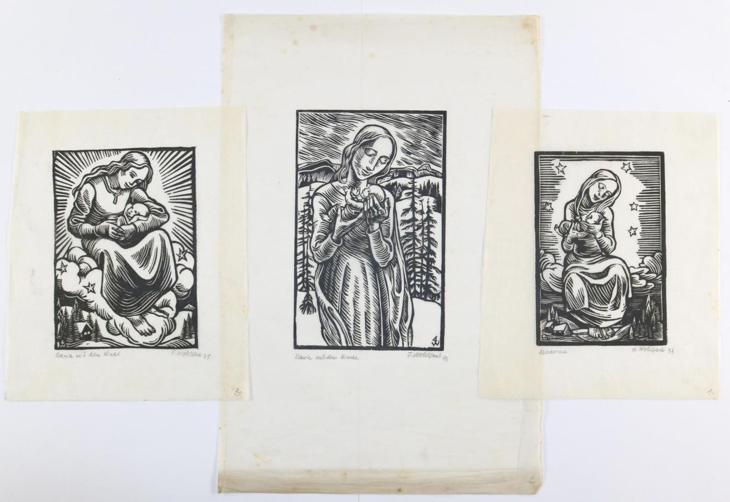 Große Abbildung Nr.2: 128-4850 Wohlfahrt, Johannes: (Künstlergraphik)