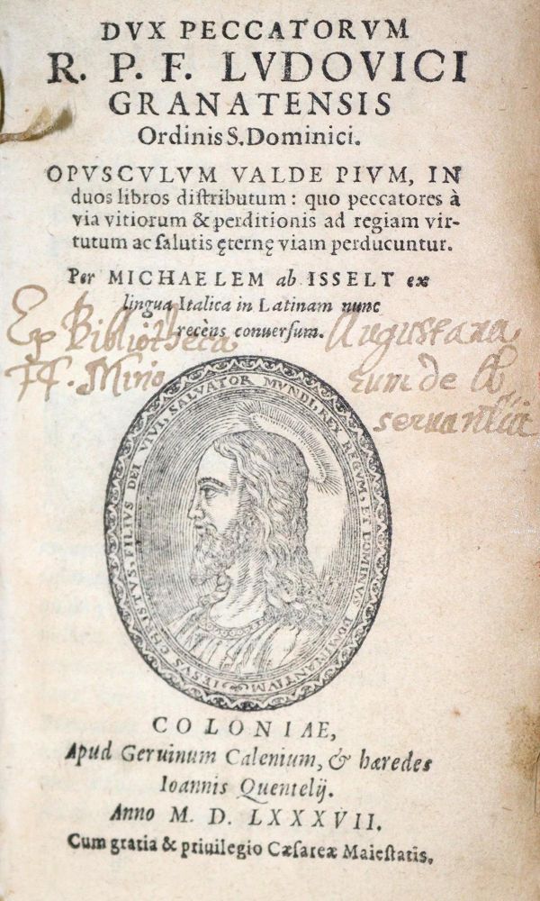 Große Abbildung Nr.1: 128-489 Luis de Granada.: (Alte Drucke, Handschriften und Theologie)
