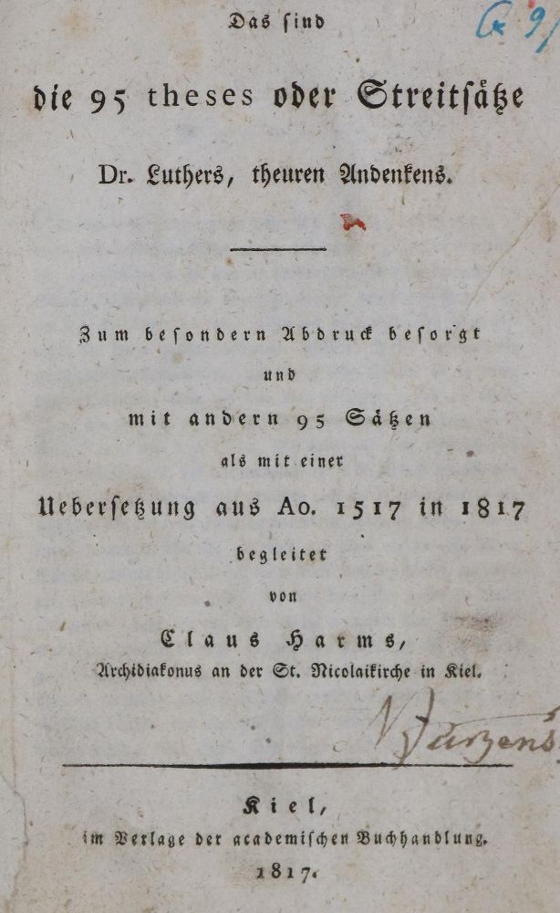 Große Abbildung Nr.1: 128-491 Luther,M.: (Alte Drucke, Handschriften und Theologie)