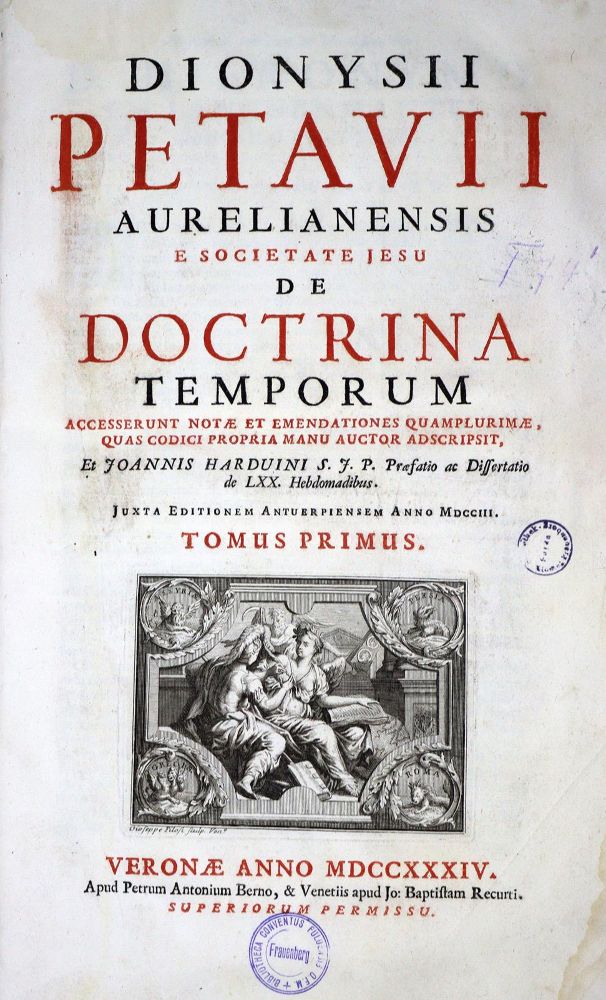 Große Abbildung Nr.1: 128-534 Petavius,D.: (Alte Drucke, Handschriften und Theologie)