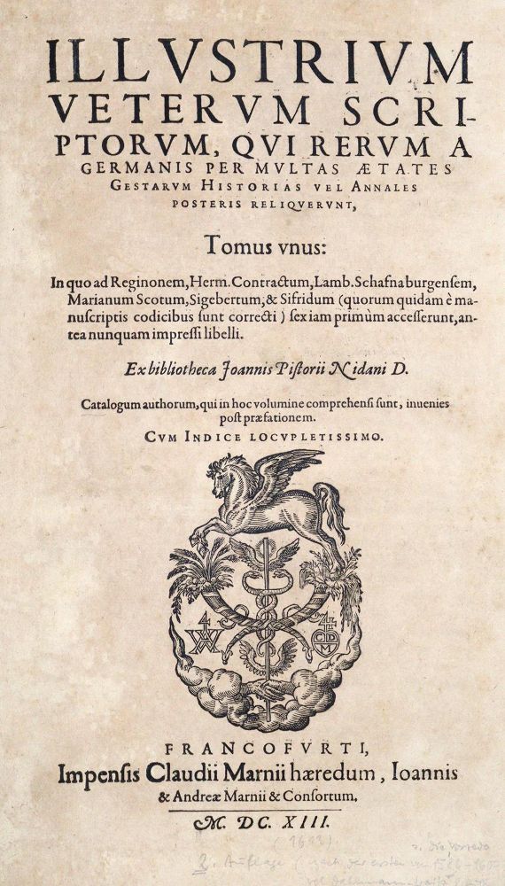 Große Abbildung Nr.1: 128-540 Pistorius,J.: (Alte Drucke, Handschriften und Theologie)