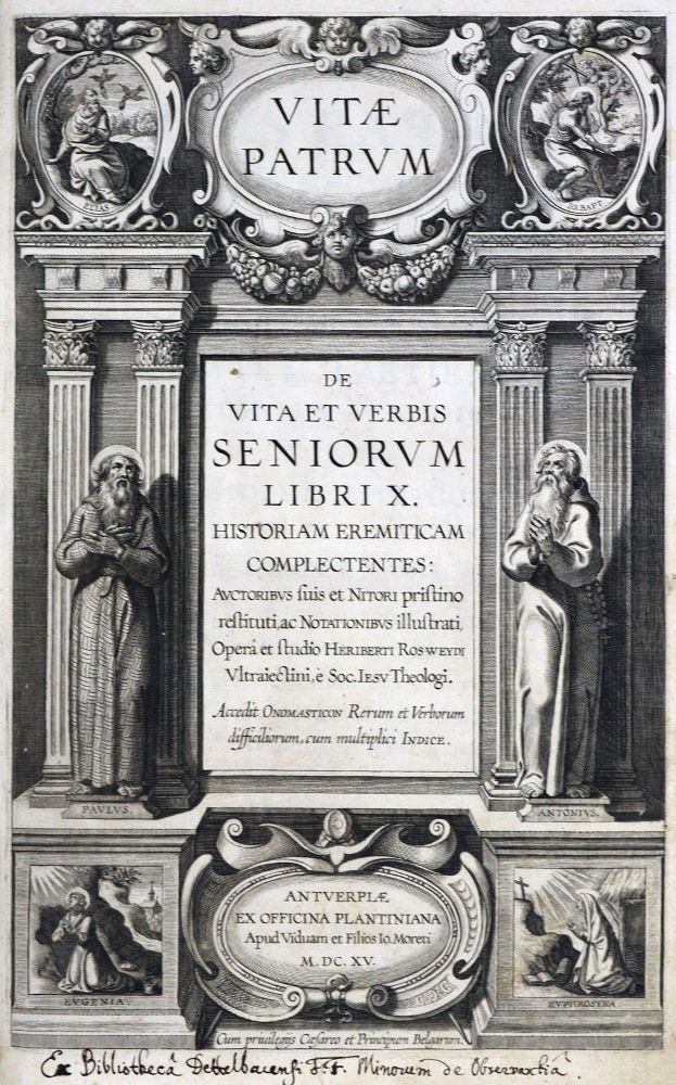 Große Abbildung Nr.2: 128-558 Rosweyde,H.: (Alte Drucke, Handschriften und Theologie)