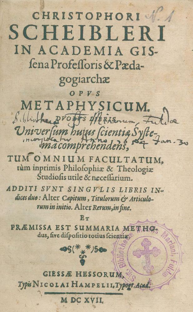 Große Abbildung Nr.1: 128-572 Scheibler,C.: (Alte Drucke, Handschriften und Theologie)