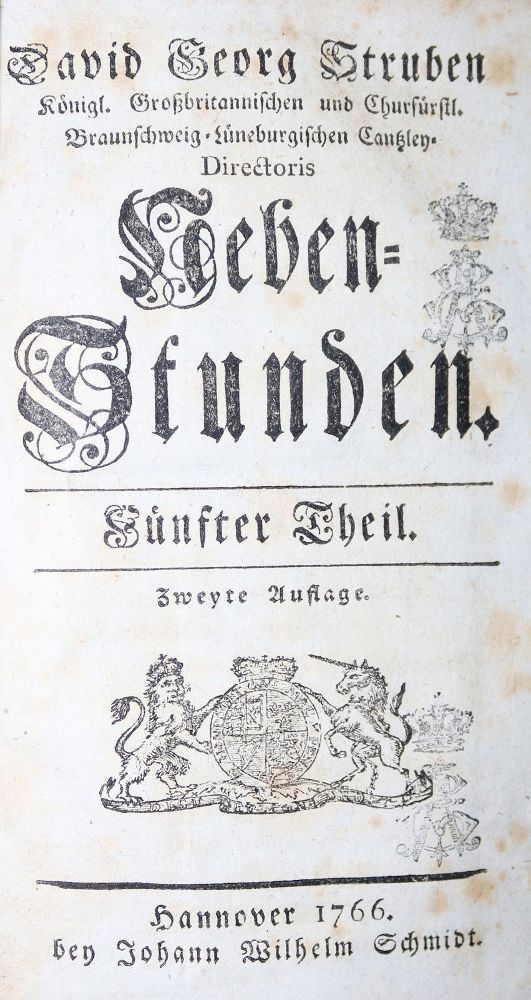 Große Abbildung Nr.1: 128-593 Struben,D.G.: (Alte Drucke, Handschriften und Theologie)