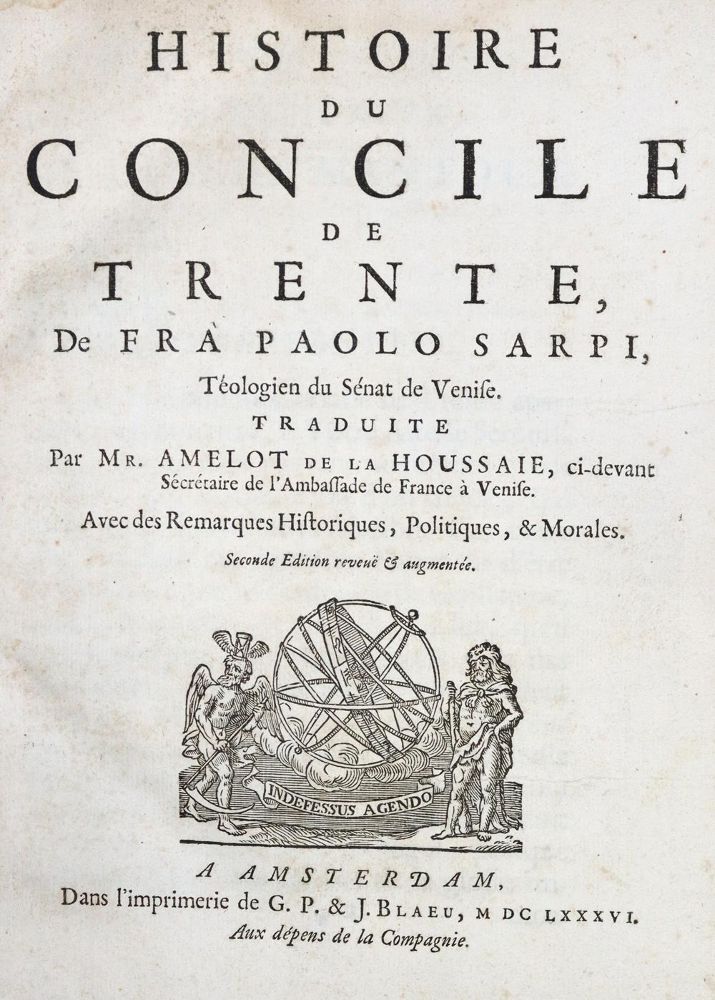 Große Abbildung Nr.1: 128-608 (Sarpi,P.).: (Trient, Konzil)