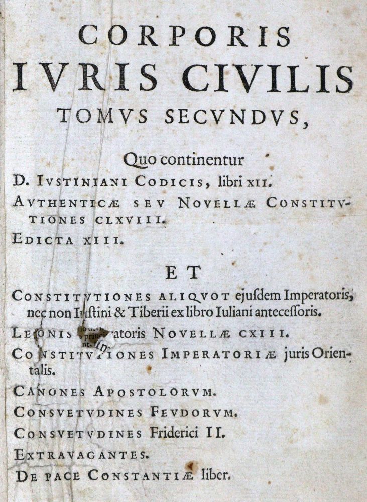 Große Abbildung Nr.2: 128-684 (Justinianus).: (Juridica und Kriminologie)