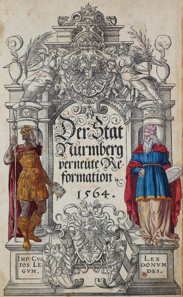 Große Abbildung Nr.1: 128-688 Stat Nurmberg verneute Reformation, Der.: (Juridica und Kriminologie, Nürnberg)
