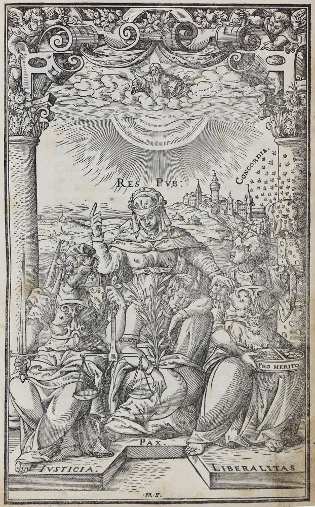 Große Abbildung Nr.2: 128-688 Stat Nurmberg verneute Reformation, Der.: (Juridica und Kriminologie, Nürnberg)