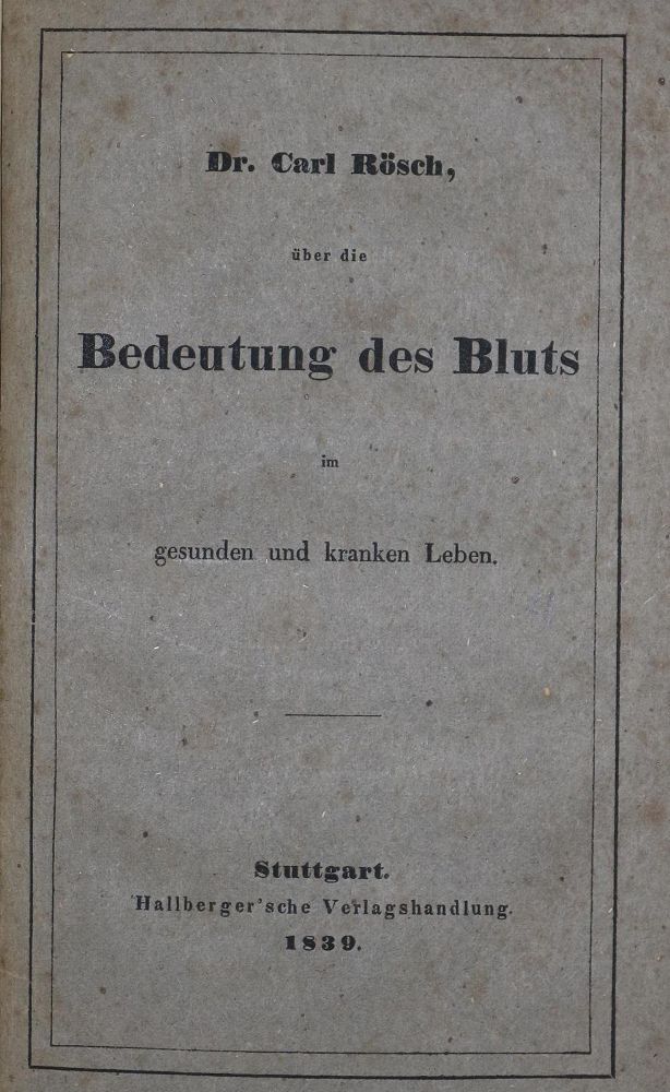Große Abbildung Nr.1: 128-71 Rösch,C.: (Aus der Sammlung Professor Dr.Dr.Johannes Büttner Teil 1)