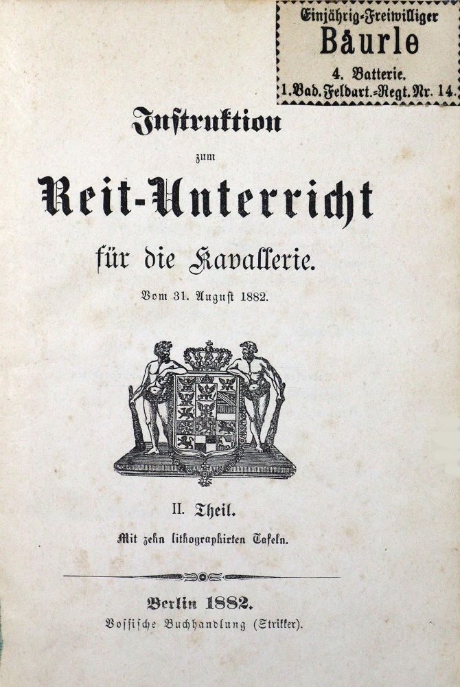 Große Abbildung Nr.1: 128-736 Instruktion: (Militaria)
