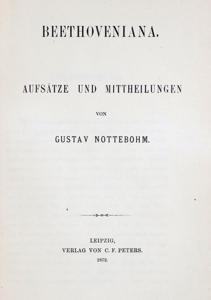 Große Abbildung Nr.1: 128-760 Nottebohm,G.: (Musik, Beethoven)