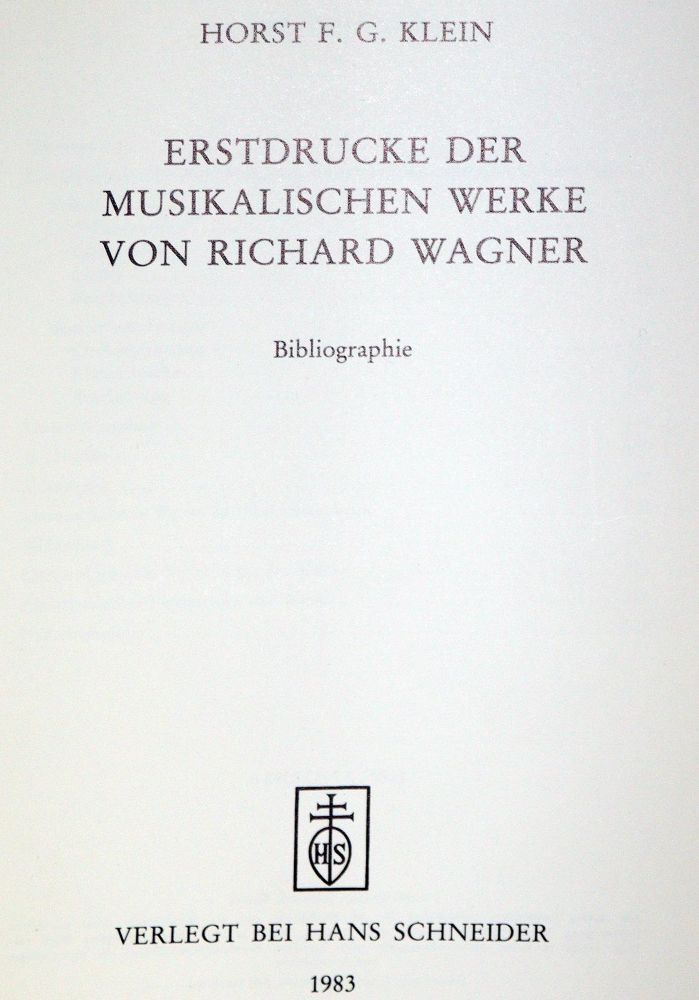 Große Abbildung Nr.1: 128-768 Klein,H.F.G.: (Musik)