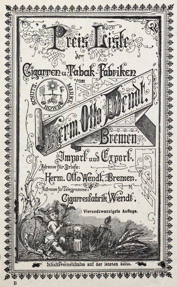 Große Abbildung Nr.1: 128-832 Wendt,H.O.: (Werbung, Tabak)