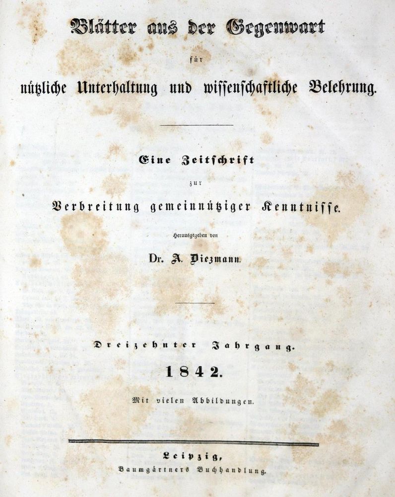 Große Abbildung Nr.1: 128-839 Diezmann,A. (Hrsg.).: (Zeitschriften und Zeitungen)