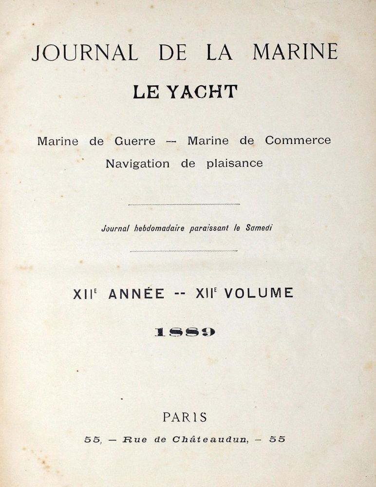 Große Abbildung Nr.1: 128-845 Yacht, Le.: (Verschiedene Gebiete - Varia, Seewesen)
