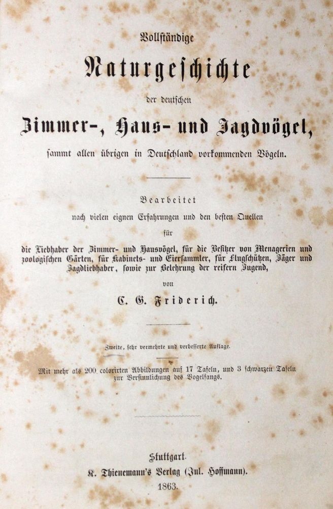 Große Abbildung Nr.1: 128-849 Friderich,C.G.: (Jagd)
