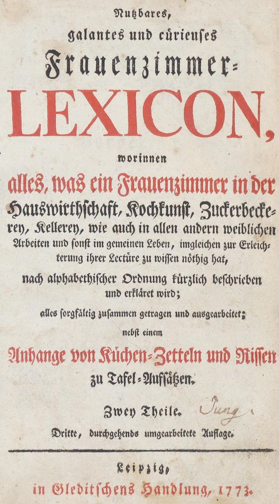 Große Abbildung Nr.1: 128-902 (Corvinus,G.S.).: (Küche und Haushalt, Kochbücher)