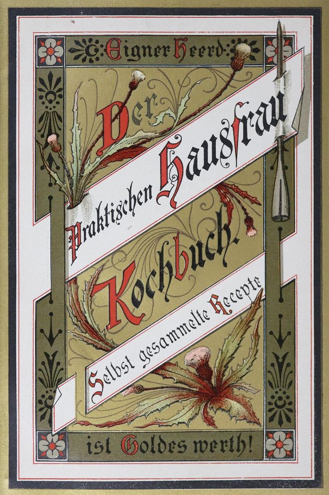 Große Abbildung Nr.1: 128-910 Weinberg,O. (Illustr.).: (Küche und Haushalt, Kochbücher, Handschriften)