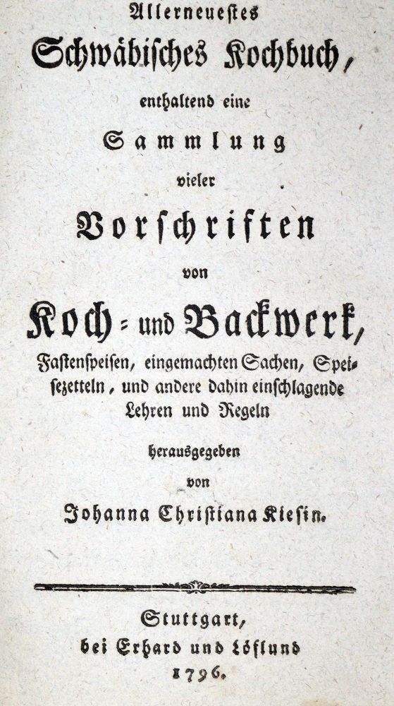 Große Abbildung Nr.1: 128-912 Kiesin,J.C. (Hrsg.).: (Küche und Haushalt, Kochbücher)