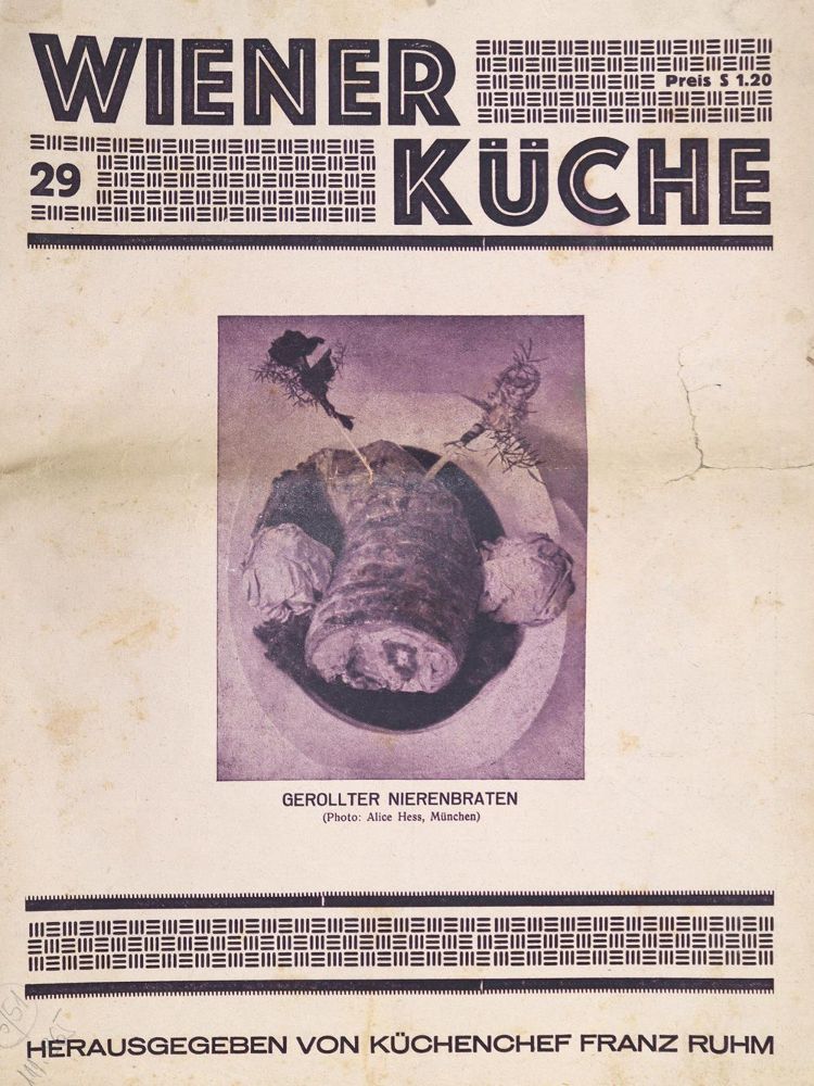 Große Abbildung Nr.1: 128-925 Wiener Küche.: (Küche und Haushalt, Kochbücher, Österreich)