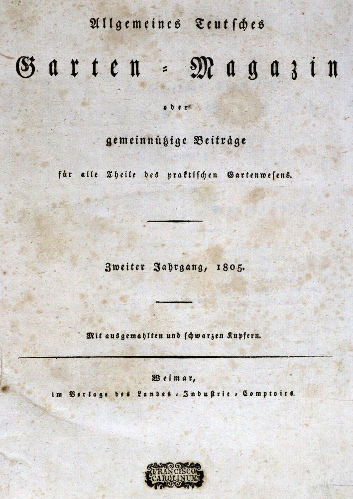 Große Abbildung Nr.1: 128-941 (Bertuch,J.F. u.a.).: (Land- und Forstwirtschaft, Garten)