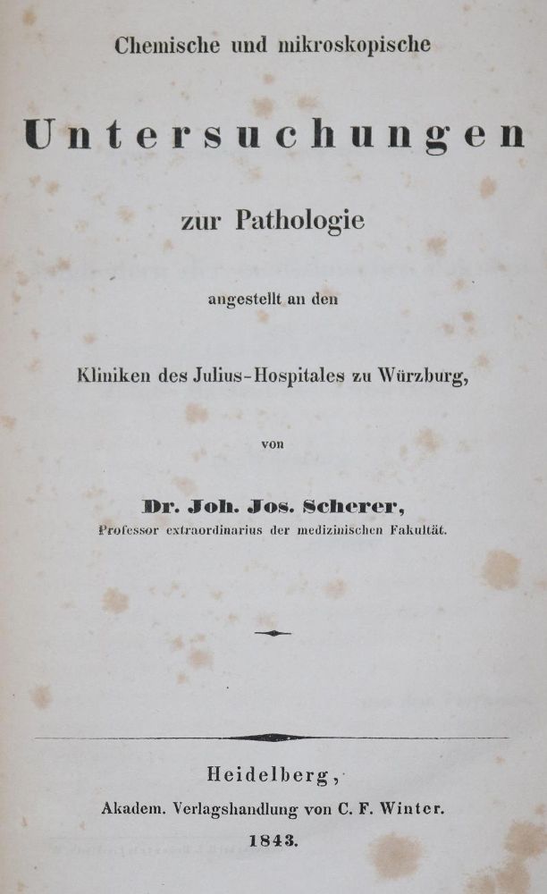 Große Abbildung Nr.1: 128-98 Scherer,J.J.: (Aus der Sammlung Professor Dr.Dr.Johannes Büttner Teil 1)
