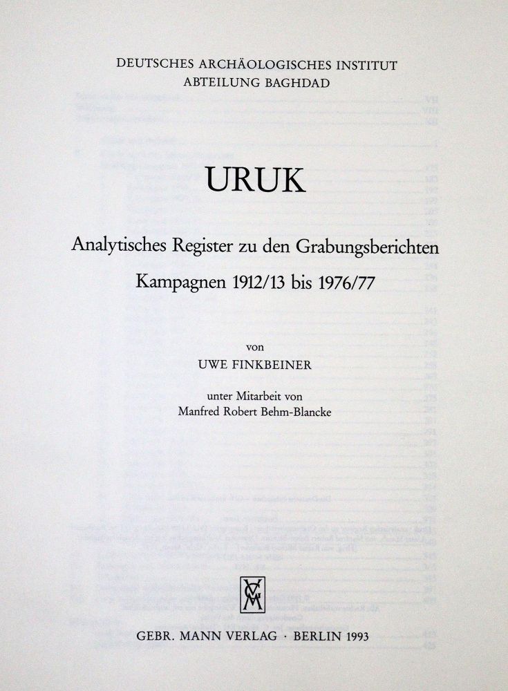 Große Abbildung Nr.1: 128-998 Finkbeiner,U.: (Archäologie)