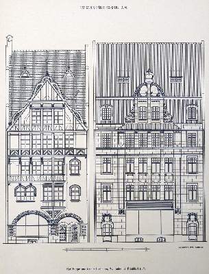 Bild Nr.2: 128-1004 Fassaden für Frankfurt am Main.: (Architektur, Frankfurt/M.)