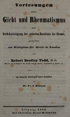 Bild Nr.1: 128-106 Todd,R.B.: (Aus der Sammlung Professor Dr.Dr.Johannes Büttner Teil 1)