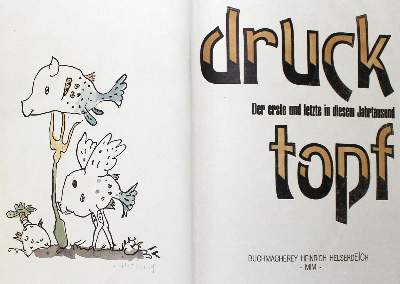 Bild Nr.1: 128-1096 Drucktopf.: (Buchobjekt)