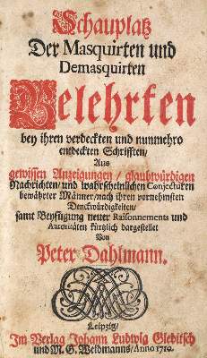 Bild Nr.1: 128-1097 Dahlmann,P.: (Bibliographie und Buchwesen)
