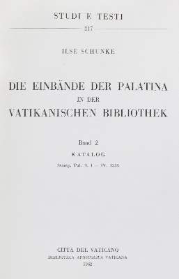 Bild Nr.1: 128-1103 Schunke,I.: (Einband)