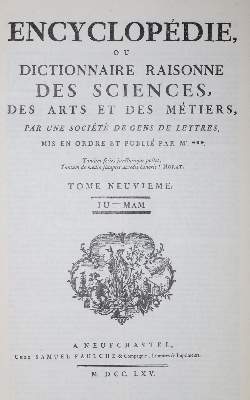 Bild Nr.1: 128-1118 Diderot,D. u. J.d'Alembert.: (Faksimile)