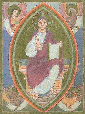 Bild Nr.1: 128-1119 Echternacher Evangelistar, Das.: (Faksimile)