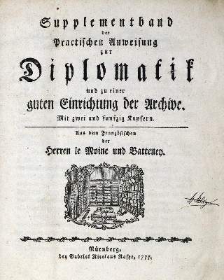 Bild Nr.1: 128-1147 Le Moine,(P.C.) u. (M.)Batteney.: (Bibliographie und Buchwesen)