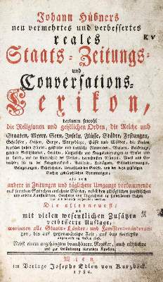 Bild Nr.1: 128-1155 Hübner,J.: (Lexika - Wörterbücher - Sprachwissenschaften)