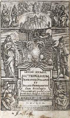 Bild Nr.2: 128-1156 Hulsius,L. (Hrsg.): (Lexika - Wörterbücher - Sprachwissenschaften)