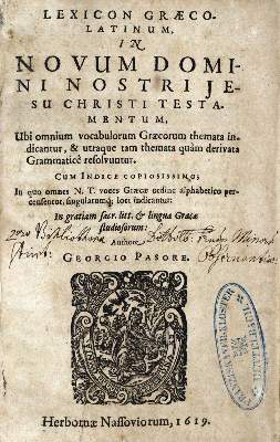 Bild Nr.1: 128-1162 Pasor,G.: (Lexika - Wörterbücher - Sprachwissenschaften)