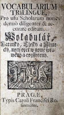 Bild Nr.1: 128-1167 Vocabularium trilingue,: (Lexika - Wörterbücher - Sprachwissenschaften)